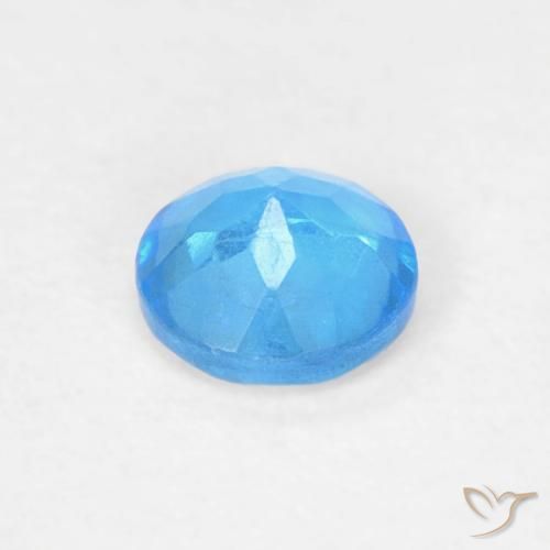 Apatite Bleu moyen naturelle Tour, 0.20 ct, VVS-VS