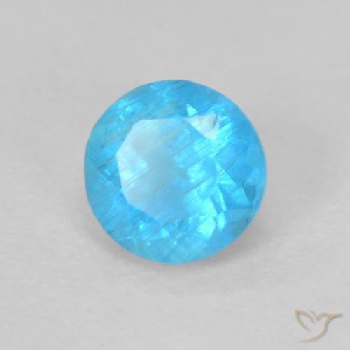 Apatite Bleu azur profond naturelle Tour, 0.24 ct, VS