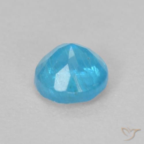Apatite Bleu azur profond naturelle Tour, 0.24 ct, VS