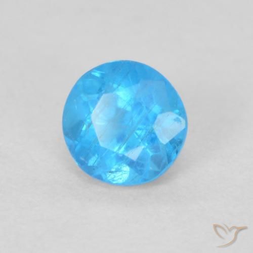 Apatite Bleu bébé profond naturelle Tour, 0.21 ct, VS