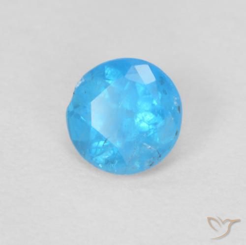 Apatite Bleu azur intense naturelle Tour, 0.16 ct, VS
