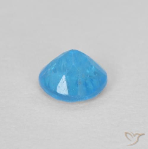 Apatite Bleu azur intense naturelle Tour, 0.16 ct, VS