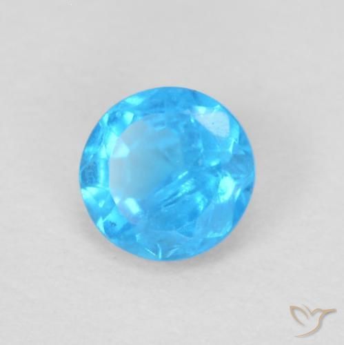 Apatite Bleu bébé profond naturelle Tour, 0.20 ct, VS