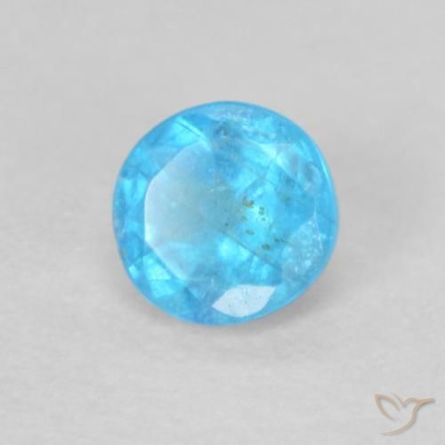 Apatite Bleu azur naturelle Tour, 0.19 ct, VS