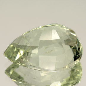 Bleu vert Vert clair naturelle En forme de poire, 9.89 ct, SI