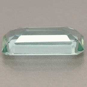 Aigue-marine bleue naturelle taille émeraude, 1,79 ct, VVS-VS