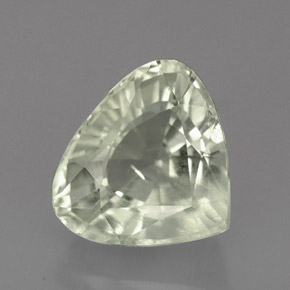 Bleu vert Vert clair naturelle En forme de poire, 3.45 ct, SI