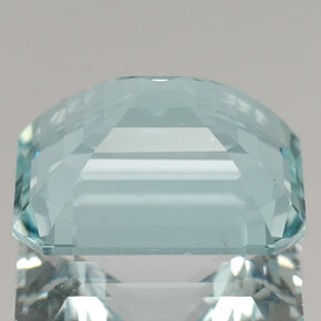 Bleu vert Bleu vert léger naturelle Taille émeraude, 3.83 ct, VVS