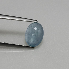Aigue-marine bleue naturelle transparent, 1,86 ct, transparent / translucide
