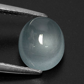 Aigue-marine bleue naturelle transparent, 2,12 ct, transparent / translucide