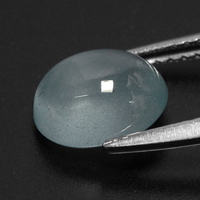 Aigue-marine bleue naturelle transparent, 2,12 ct, transparent / translucide