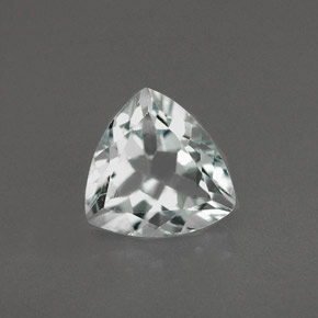 Aigue-marine bleue naturelle trillion, 1,08 ct, VS