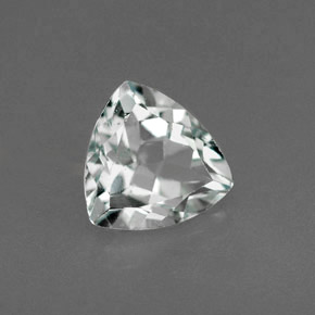 Aigue-marine bleue naturelle trillion, 1,08 ct, VS