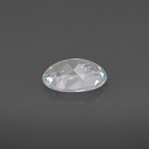 Aigue-marine bleue naturelle coupe ovale, 0,95 ct, VVS-VS