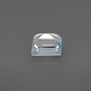 Aigue-marine bleue naturelle baguette, 0,86 ct, VS