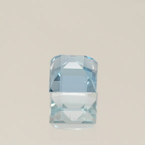 Bleu vert Bleu clair naturelle Carré, 0.29 ct, VVS