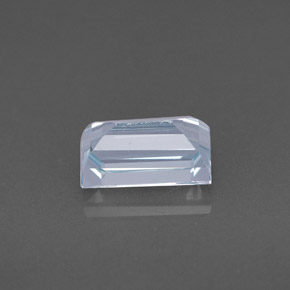 Aigue-marine bleu clair naturelle baquette, 0,81 ct, VVS-VS