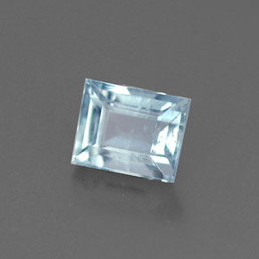 Aigue-marine bleue naturelle forme fantaisie, 0,53 ct, VS-SI