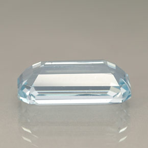 Bleu vert Bleu clair naturelle Taille émeraude, 5.03 ct, VVS