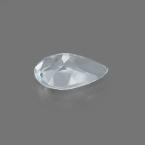 Aigue-marine bleue naturelle en forme de poire, 0,72 ct, VVS-VS