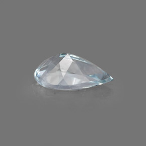 Aigue-marine bleue naturelle en forme de poire, 0,68 ct, VVS-VS