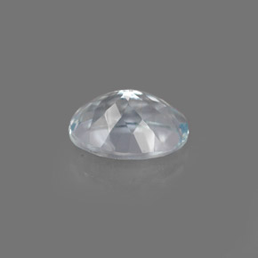 Aigue-marine bleue naturelle coupe ovale, 1,27 ct, VVS