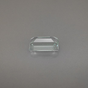 Aigue-marine bleue naturelle baguette, 0,66 ct, VS