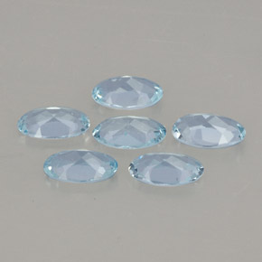 Achetez naturel ct bleue aigue-marine gems, coupe ovale, en provenance mozambique chez gemselect. en stock, livraison internationale!