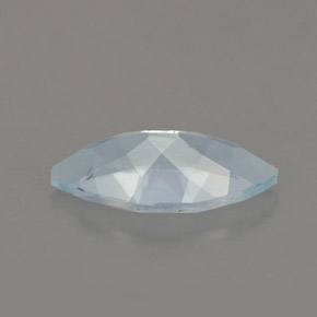 Aigue-marine bleue naturelle marquise, 1,50 ct, VVS-VS