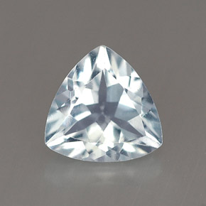 Bleu vert Bleu clair naturelle Trillion, 0.99 ct, VVS