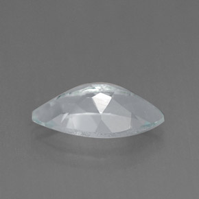 Aigue-marine bleue naturelle marquise, 0,96 ct, IF