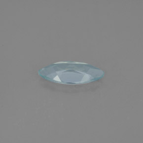 Aigue-marine bleue naturelle marquise, 0,82 ct, VVS-VS