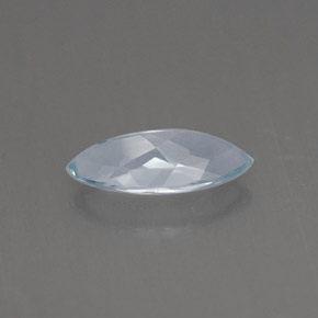 Aigue-marine bleue naturelle marquise, 0,84 ct, VVS-VS
