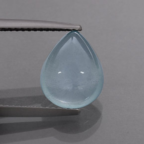 Aigue-marine bleue naturelle transparent, 3,86 ct, transparent / translucide