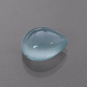 Aigue-marine bleue naturelle transparent, 3,86 ct, transparent / translucide
