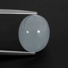 Bleu vert Bleu clair naturelle Transparent, 8.35 ct, Transparent / Translucide