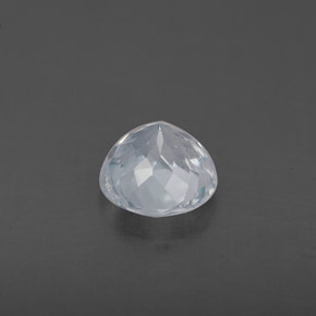 Bleu vert Bleu clair naturelle Coupe roude, 0.65 ct, VS
