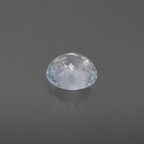 Bleu vert Bleu clair naturelle Coupe roude, 0.66 ct, VS
