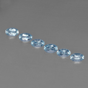 Achetez naturel ct Bleu clair Bleu vert gems, Coupe ovale, En provenance Madagascar chez GemSelect. En stock, livraison internationale!