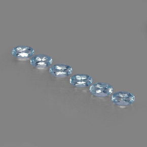 Achetez naturel ct bleue aigue-marine gems, coupe ovale, en provenance madagascar chez gemselect. en stock, livraison internationale!