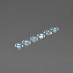 Achetez naturel ct bleue aigue-marine gems, coupe ovale, en provenance mozambique chez gemselect. en stock, livraison internationale!