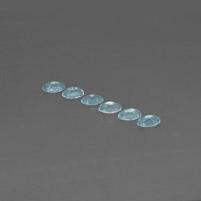Achetez naturel ct bleue aigue-marine gems, coupe ovale, en provenance mozambique chez gemselect. en stock, livraison internationale!