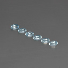 Achetez naturel ct bleue aigue-marine gems, coupe ovale, en provenance mozambique chez gemselect. en stock, livraison internationale!