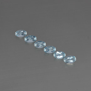 Achetez naturel ct bleue aigue-marine gems, coupe ovale, en provenance mozambique chez gemselect. en stock, livraison internationale!