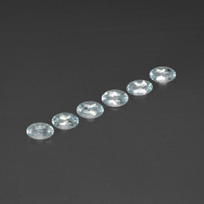 Achetez naturel ct bleue aigue-marine gems, coupe ovale, en provenance mozambique chez gemselect. en stock, livraison internationale!