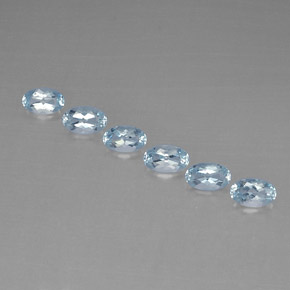Achetez naturel ct bleue aigue-marine gems, coupe ovale, en provenance madagascar chez gemselect. en stock, livraison internationale!