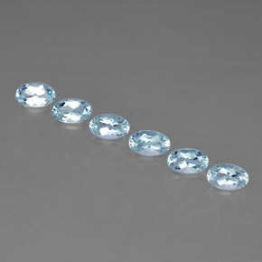 Achetez naturel ct bleue aigue-marine gems, coupe ovale, en provenance madagascar chez gemselect. en stock, livraison internationale!