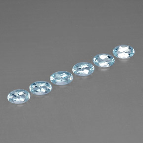 Achetez naturel ct bleue aigue-marine gems, coupe ovale, en provenance madagascar chez gemselect. en stock, livraison internationale!