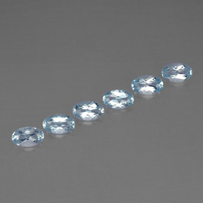 Achetez naturel ct bleue aigue-marine gems, coupe ovale, en provenance madagascar chez gemselect. en stock, livraison internationale!