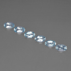 Achetez naturel ct bleue aigue-marine gems, coupe ovale, en provenance madagascar chez gemselect. en stock, livraison internationale!